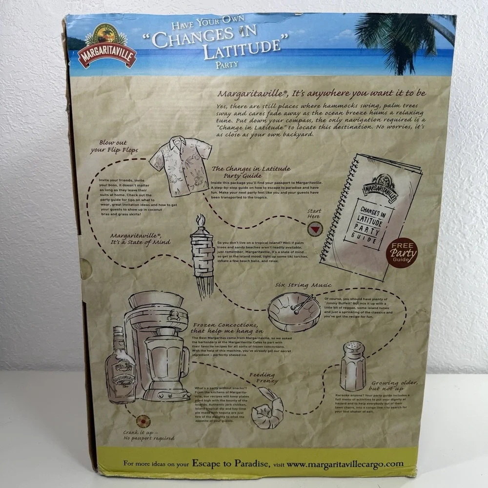 Margaritaville Key West Frozen Concoction Maker DM1000 NEW In Box Complete
